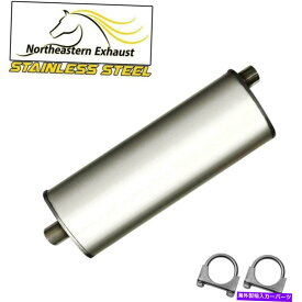 マフラー ステンレス鋼の排気マフラー共振器の適合：2002-2004ジープグランドチロキー Stainless Steel Exhaust Muffler Resonator fits: 2002-2004 Jeep GrandCherokee