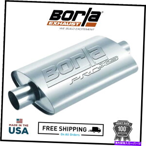 �}�t���[ Borla Pro XS�r�C�}�t���[�X�e�����X�|2-1/4 �Z���^�[2-1/4�Z���^�[�A�E�g Borla Pro XS Exhaust Muffler Stainless Steel 2-1/4 Center In 2-1/4 Center Out�y���s�A���i�z