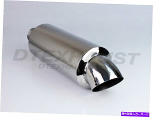 }t[ DTM-150 HI|bVXeX}t[6 "ۂ^[_E`bv2.25"Cbg22 "L DTM-150 HI POLISHED STAINLESS MUFFLER 6" ROUND TURN DOWN TIP 2.25" INLET 22" L