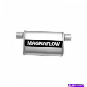 マフラー Magnaflowユニバーサルマフラー - サテンステンレス(11375) MagnaFlow Universal Muffler - Satin Stainless (11375)