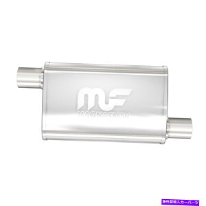 �}�t���[ Magnaflow 11236�n�C�t���[�p�t�H�[�}���X�}�t���[4x9x14�ȉ~�`2.5 �I�t�Z�b�g/�I�t�Z�b�g Magnaflow 11236 High-Flow Performance Muffler 4x9x14 Oval 2.5 Offset/Offset�y���s�A���i�z