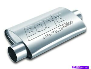 �}�t���[ Borla 40659 Universal 19 Proxs�X�e�����X�|�̑ȉ~�`2.5�Z���^�[/�I�t�Z�b�g�}�t���[ Borla 40659 Universal 19 ProXS Stainless Steel Oval 2.5 Center/Offset Muffler�y���s�A���i�z