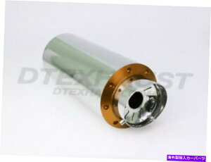 マフラー 異なるトレンドイエロー6 "ラウンド調整可能サイレンサーマフラー2.25" x 4 "x 18.5" Different Trend Yellow 6" Round Adjustable Silencer Muffler 2.25" X 4" X 18.5"