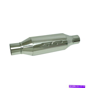 }t[ SLP 310013818eۃ[XXeXrC}t[2.5 "CbgAEgbgEh}EX SLP 310013818 Bullet Race Stainless Exhaust Muffler 2.5" Inlet Outlet Loud Mouth