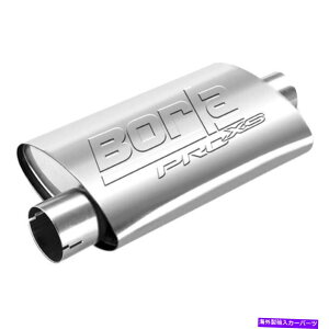 �}�t���[ �r�C�}�t���[�v��XS�X�e�����X�|�̑ȉ~�`�̃m�b�`�O���[�G�L�]�[�X�g�}�t���[2  Exhaust Muffler Pro XS Stainless Steel Oval Notched Gray Exhaust Muffler 2�y���s�A���i�z