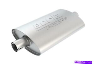 �}�t���[ BORLA 400496 UNV PRO-XS OV 2.5IN�C�����b�g/�A�E�g���b�g�Z���^�[/�Z���^�[Notched Muffler Borla 400496 UNV Pro-XS OV 2.5in Inlet/Outlet Center/Center Notched Muffler�y���s�A���i�z