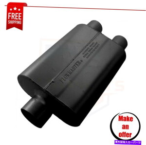 }t[ t[}X^[9430402 40f^t[`o[}t[A3 "Z^[C/2.5"fAAEg Flowmaster 9430402 40 Delta Flow Chambered Muffler, 3" Center In/2.5" Dual Out