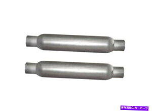 }t[ ptH[}XXg[gIt[h24 "eۃKXpbN}t[A~jY2.5"yA PERFORMANCE STREET OFFROAD 24" BULLET GLASSPACKS MUFFLERS ALUMINIZED 2.5" PAIR