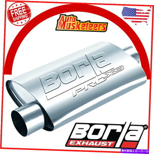 �}�t���[ Borla 40359�v���b�N�X���j�o�[�T���r�C�}�t���[�V���O���Z���^�[/�I�t�Z�b�g�C�����b�g/�A�E�g���b�g3  Borla 40359 ProXS Universal Exhaust Muffler Single Center/Offset Inlet/Outlet 3�y���s�A���i�z