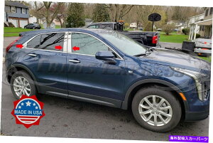 hAs[ 2019-2021 Cadillac XT4 6PC CHROME PILLAR POSTXeXX`[ghAJo[ 2019-2021 Cadillac XT4 6Pc Chrome Pillar Post Stainless Steel Trim Door Cover