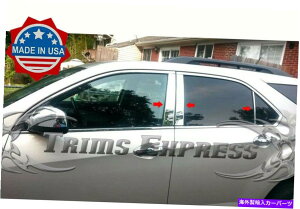 ドアピラー 2010-2017 Chevy equinox 6pc Chrome Pillar Post Trimステンレス鋼トリムドア 2010-2017 Chevy Equinox 6Pc Chrome Pillar Post Trim Stainless Steel Trim Door