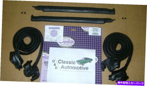 hAs[ WeatherStrip Kit 4PChAs[|Xg68-69 Camaro FirebirdRo[`u Weatherstrip Kit 4pc Door Pillar Post 68-69 Camaro Firebird Convertible