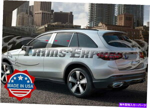 hAs[ 2016-2021ZfXxcGLC 6PCNs[|XgXeXX`[ghA 2016-2021 Mercedes Benz GLC 6Pc Chrome Pillar Post Stainless Steel Trim Door