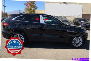 �h�A�s���[ 2017-2021�W���K�[F�y�[�X4PC�N���[���s���[�|�X�g�X�e�����X�X�`�[���g�����h�A�J�o�[ 2017-2021 Jaguar F Pace 4Pc Chrome Pillar Post Stainless Steel Trim Door Cover�y���s�A���i�z