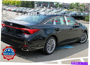 ドアピラー フィット:2019-2022トヨタアバロン10pcクロムピラーポストステンレストリムドアカバー fit:2019-2022 Toyota Avalon 10Pc Chrome Pillar Post Stainless Trim Door Cover