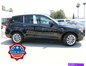 �h�A�s���[ 2011-2017 BMW X3 X-3 6PC Chrome Pillar�|�X�g�X�e�����X�X�`�[���g�����h�A 2011-2017 BMW X3 X-3 6Pc Chrome Pillar Post Stainless Steel Trim Door�y���s�A���i�z