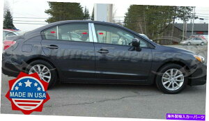 hAs[ tBbgF2011-2016XoCvUZ_6pcNs[|XgXeXghA fit:2011-2016 Subaru Impreza Sedan 6Pc Chrome Pillar Post Stainless Trim Door