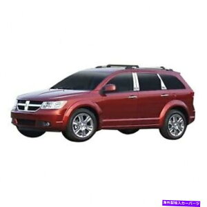 hAs[ ubNz[X̒̓egNtBbg2009-2016_bWW[j[ Black Horse Pillar Post Trims Chrome fit 2009-2016 Dodge Journey
