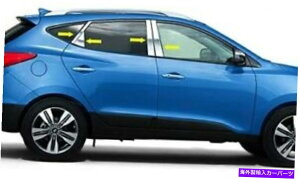 hAs[ tBbgF2010-2015q_Cc[\8PCNs[|XggXeXX`[hA fit:2010-2015 Hyundai Tucson 8Pc Chrome Pillar Post Trim Stainless Steel Door