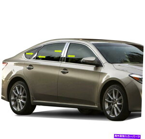 hAs[ ubNz[Xs[|XggNtBbg2013-2016g^Ao Black Horse Pillar Post Trims Chrome fit 2013-2016 Toyota Avalon
