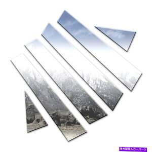 �h�A�s���[ Chrome Pillar Post Trim 6�s�[�X�L�b�g�i�K���F2011-2013 Infiniti M56 4-Door�j Chrome Pillar Post Trim 6 Piece Kit (fits: 2011-2013 Infiniti M56 4-door)