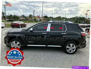 hAs[ 2010-2017 GMC Terrain 6PC Chrome Pillar|XgXeXX`[ghAJo[ 2010-2017 GMC Terrain 6Pc Chrome Pillar Post Stainless Steel Trim Door Cover