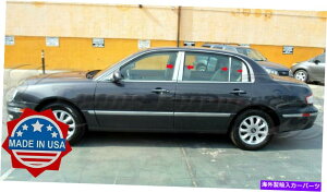 hAs[ tBbgF2004-2010 KIA AMANTI CHROME 8PC PILLAR POSTXeXX`[ghA fit:2004-2010 Kia Amanti Chrome 8Pc Pillar Post Stainless Steel Trim Door