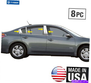 hAs[ 2007-2012Tyger for Nissan Altima 4Door Chrome Pillar Post Trim 8pc TYGER For 2007-2012 Nissan Altima 4Door Chrome Pillar Post Trim 8PC