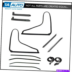 hAs[ EFU[XgbvV[Lbg12s[X78-82V{[RxbgN[ytZbg Weatherstrip Seal Kit 12 Piece Set for 78-82 Chevy Corvette Coupe w/ T-Top New
