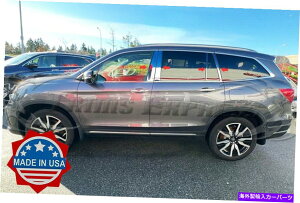 hAs[ 2016-2022z_pCbg8PCNs[|XgXeXX`[ghAJo[ 2016-2022 Honda Pilot 8Pc Chrome Pillar Post Stainless Steel Trim Door Cover