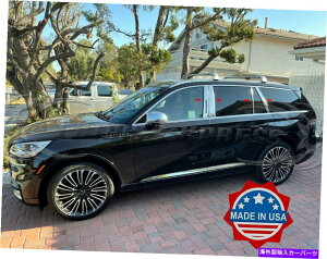 hAs[ 2020-2021J[ArG[^[8pcN|XggXeXX`[hAJo[ 2020-2021 Lincoln Aviator 8Pc Chrome Pillar Post Trim Stainless Steel Door Cover