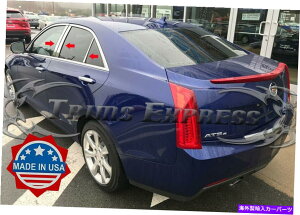 hAs[ 2013-2019LfbNATSZ_6PCNs[|XgXeXX`[ghA 2013-2019 Cadillac ATS Sedan 6Pc Chrome Pillar Post Stainless Steel Trim Door