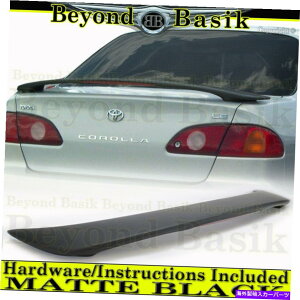 hAs[ g^J[1998 99 2000 2001 2002t@Ng[X^C̃l^ow/l}bgubN For Toyota COROLLA 1998 99 2000 2001 2002 Factory Style Spoiler W/L MATTE BLACK