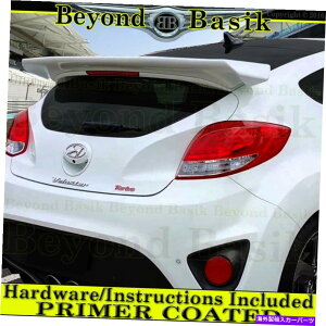 hAs[ 2012-2017̃q_CFX^[^[{V[PXDVLX^CAX|C[EBO For 2012-2017 Hyundai Veloster TURBO Sequence DVL Style Rear Spoiler Wing