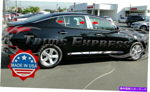hAs[ tBbgF2011-2015 Kia Optima 6PC Chrome Pillar PostXeXX`[hAg fit:2011-2015 Kia Optima 6Pc Chrome Pillar Post Stainless Steel Door Trim