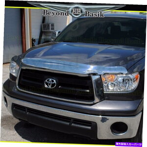 �h�A�s���[ 2007-2013 TOYOTA TUNDRA CHROME BUGSHIELD�f�t���N�^�[�t�[�h�K�[�h���b�v�A�E���h For 2007-2013 TOYOTA TUNDRA Chrome Bugshield Deflector Hood Guard WRAPAROUND�y���s�A���i�z