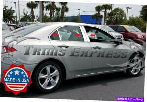 hAs[ 2009-2015 Acura TSX 6PC Chrome Pillar|XgXeXX`[gJo[hA 2009-2015 Acura TSX 6Pc Chrome Pillar Post Stainless Steel Trim Cover Door