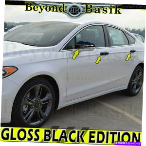 �h�A�s���[ 2013-2019�t�H�[�h�t���[�W�����h�A�n���h���J�o�[w/4�X�}�[�gKH+�~���[w/tslh�O���X�u���b�N 2013-2019 Ford Fusion Door Handle COVERS W/4 Smart KH+Mirrors W/TSLH GLOSS BLACK�y���s�A���i�z