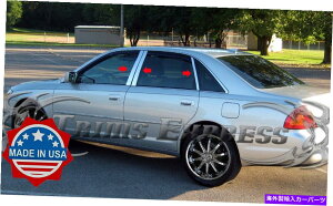 hAs[ tBbgF1999-2004g^Ao6PCNs[|XggXeXhAJo[ fit:1999-2004 Toyota Avalon 6Pc Chrome Pillar Post Trim Stainless Door Cover
