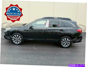 hAs[ 2015-2019XoAEgobN6PCNs[|XgXeXX`[ghAJo[ 2015-2019 Subaru Outback 6Pc Chrome Pillar Post Stainless Steel Trim Door Cover