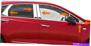 hAs[ 2017-2021 Cadillac XT5 12PC CHROME PILLAR POSTXeXX`[ghAJo[ 2017-2021 Cadillac XT5 12Pc Chrome Pillar Post Stainless Steel Trim Door Cover