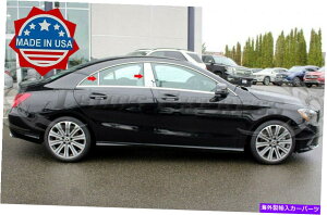 hAs[ 2013-2019ZfXxcCLA 4PC C117Ns[|XgXeXghA 2013-2019 Mercedes Benz CLA 4Pc C117 Chrome Pillar Post Stainless Trim Door