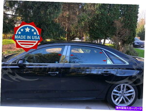 hAs[ 2012-2018 Audi A8/S8 8PC Chrome Pillar PostXeX|hAgANZg 2012-2018 Audi A8/S8 8Pc Chrome Pillar Post Stainless Steel Door Trim Accent