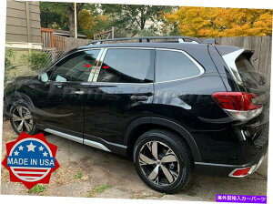 hAs[ tBbgF2019-2021XotHX^[4PCs[|XgXeXX`[ghAJo[ fit:2019-2021 Subaru Forester 4Pc Pillar Post Stainless Steel Trim Door Cover