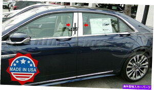 hAs[ 2017-2020J[R`l^4PCNs[|XggXeXX`[hA 2017-2020 Lincoln Continental 4Pc Chrome Pillar Post Trim Stainless Steel Door