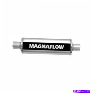 マフラー マグナフロー(12649)サテンステンレス鋼3 "センターラウンドマフラー Magnaflow (12649 ) Satin Stainless Steel 3" Center Round Muffler