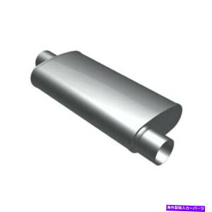 マフラー マグナフロー排気サテンステンレススチールマフラーインレット/アウトレット2.5インチ/2.5インチ13256 Magnaflow Exhaust Satin Stainless Steel Muffler Inlet/Outlet 2.5in/2.5in 13256
