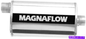 �}�t���[ Magnaflow 4 x 9�ȉ~�`14 �X�e�����X�X�`�[���}�t���[2�Z���^�[�C�����b�g / 2  Magnaflow 4 X 9 Oval 14 Stainless Steel Muffler With 2 Center Inlet / 2�y���s�A���i�z