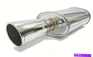 }t[ OBX-RSjo[Tgp}t[w/ 2.5 "Cbgw/tAXgꂽ[`bv OBX-RS Universal Use Muffler W/ 2.5" Inlet W/ Flared-Slanted Rolled Tip