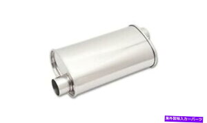 }t[ N₩1126ȉ~`̃}t[XeX|ԌpANZT[i Vibrant 1126 Oval Muffler Stainless Steel Automotive Replacement Accessory Part